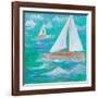 Regatta Winds III-Robin Maria-Framed Art Print