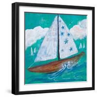 Regatta Winds IV-Robin Maria-Framed Art Print