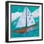 Regatta Winds IV-Robin Maria-Framed Art Print