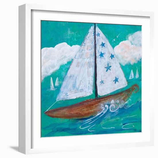 Regatta Winds IV-Robin Maria-Framed Art Print