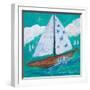 Regatta Winds IV-Robin Maria-Framed Art Print