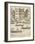 Regatta with Prizes for Watercraft Carrying Women, Venice, 1610-Giacomo Franco-Framed Giclee Print