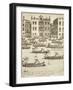 Regatta with Prizes for Watercraft Carrying Women, Venice, 1610-Giacomo Franco-Framed Giclee Print