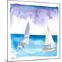 Regatta with Sailboats in Fresh Caribbean Breeze-M. Bleichner-Mounted Art Print