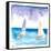 Regatta with Sailboats in Fresh Caribbean Breeze-M. Bleichner-Framed Stretched Canvas