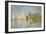 Regattas at Argenteuil, c.1872-Claude Monet-Framed Premium Giclee Print