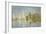 Regattas at Argenteuil, c.1872-Claude Monet-Framed Premium Giclee Print