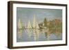 Regattas at Argenteuil, Ca 1872-Claude Monet-Framed Giclee Print