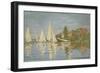 Regattas at Argenteuil, Ca 1872-Claude Monet-Framed Giclee Print