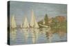 Regattas at Argenteuil, Ca 1872-Claude Monet-Stretched Canvas