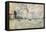 Regattas at Argenteuil-Claude Monet-Framed Stretched Canvas