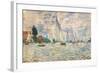 Regattas at Argenteuil-Claude Monet-Framed Art Print