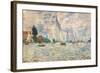 Regattas at Argenteuil-Claude Monet-Framed Art Print