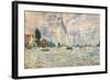 Regattas at Argenteuil-Claude Monet-Framed Art Print