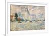 Regattas at Argenteuil-Claude Monet-Framed Art Print