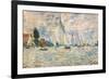 Regattas at Argenteuil-Claude Monet-Framed Art Print