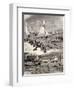 Regattas in La Spezias by Eduardo Matania (1847-1929), Italy, 20th Century-null-Framed Giclee Print