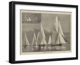 Regattas on the Clyde-null-Framed Giclee Print