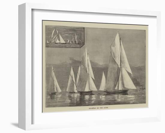 Regattas on the Clyde-null-Framed Giclee Print