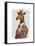 Regency Giraffe-Fab Funky-Framed Stretched Canvas