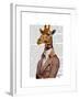 Regency Giraffe-Fab Funky-Framed Art Print