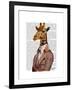 Regency Giraffe-Fab Funky-Framed Art Print