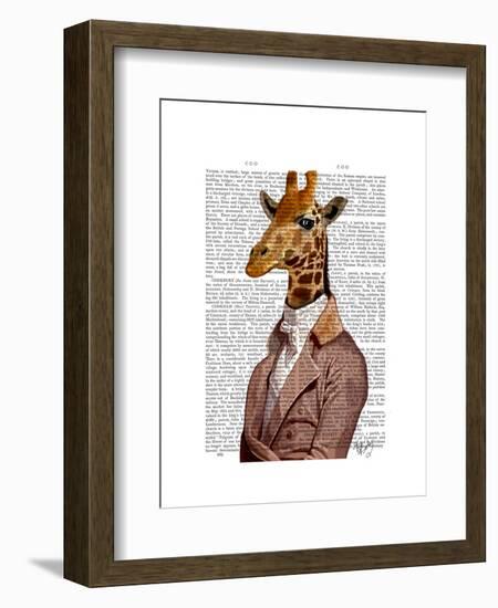 Regency Giraffe-Fab Funky-Framed Art Print