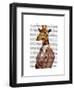 Regency Giraffe-Fab Funky-Framed Art Print