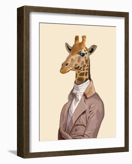 Regency Giraffe-Fab Funky-Framed Art Print