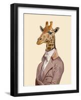 Regency Giraffe-Fab Funky-Framed Art Print