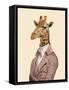 Regency Giraffe-Fab Funky-Framed Stretched Canvas