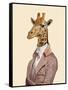 Regency Giraffe-Fab Funky-Framed Stretched Canvas