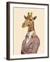 Regency Giraffe-Fab Funky-Framed Art Print