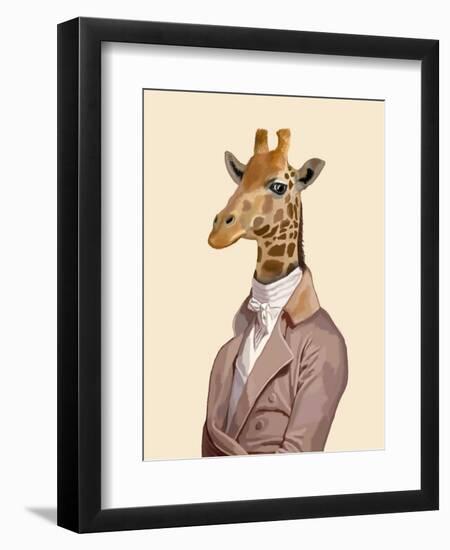 Regency Giraffe-Fab Funky-Framed Art Print