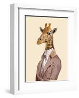 Regency Giraffe-Fab Funky-Framed Art Print