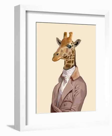 Regency Giraffe-Fab Funky-Framed Art Print