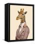 Regency Giraffe-Fab Funky-Framed Stretched Canvas