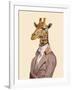 Regency Giraffe-Fab Funky-Framed Art Print