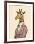 Regency Giraffe-Fab Funky-Framed Art Print