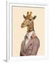 Regency Giraffe-Fab Funky-Framed Art Print