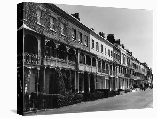 Regency Town Houses-Fred Musto-Stretched Canvas