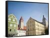 Regensburg, Bavaria, Germany, Europe-Michael Snell-Framed Stretched Canvas