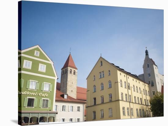 Regensburg, Bavaria, Germany, Europe-Michael Snell-Stretched Canvas