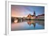 Regensburg. Cityscape Image of Regensburg, Germany during Spring Sunrise.-null-Framed Photographic Print