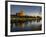 Regensburg in Bavaria, the Old Town. Dawn over the Old Town, Reflections in the River Danube-Martin Zwick-Framed Photographic Print