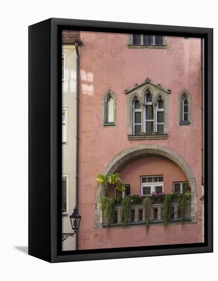 Regensburg in Bavaria, the Old Town Is Listed as UNESCO World Heritage. Medieval Old Town. Germany-Martin Zwick-Framed Stretched Canvas