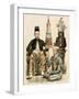 Regent of Java, His Bodyguard, and an Attendant, 1800s-null-Framed Giclee Print