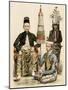 Regent of Java, His Bodyguard, and an Attendant, 1800s-null-Mounted Giclee Print