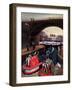 Regent's Canal Lock-Margaret Loxton-Framed Giclee Print