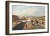 Regent's Canal, the East Entrance to the Islington Tunnel, C.1827, Engraved by John Cleghorn-Thomas Hosmer Shepherd-Framed Giclee Print